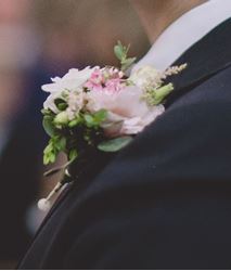 Picture of Buttonhole for groom/bestmen/father