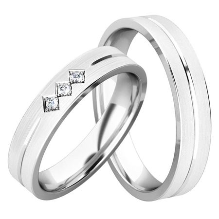 Picture of Wedding rings Liliana Silver