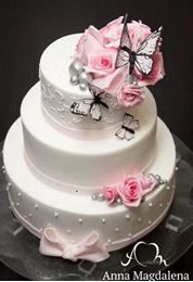 Picture of Wedding cake with roses