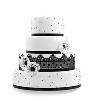 Picture of Wedding cake Black & White