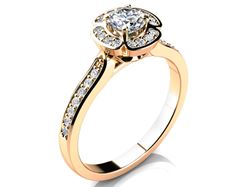 Picture of Engagement ring LOVE 073 Platinum