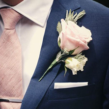 Picture of Groom´s buttonhole - rose