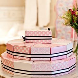 Picture of Cake from little boxes with cakes