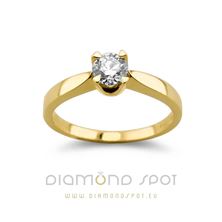 Picture of Yellow Gold Solitaire Ring