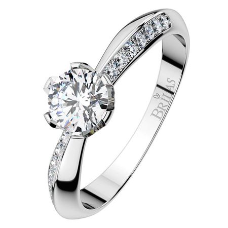 Picture of Engagement ring - Michaela Silver