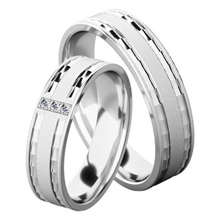 Picture of Wedding rings Denise Silver