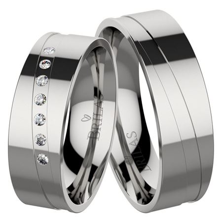 Picture of Wedding rings Alexis Stone